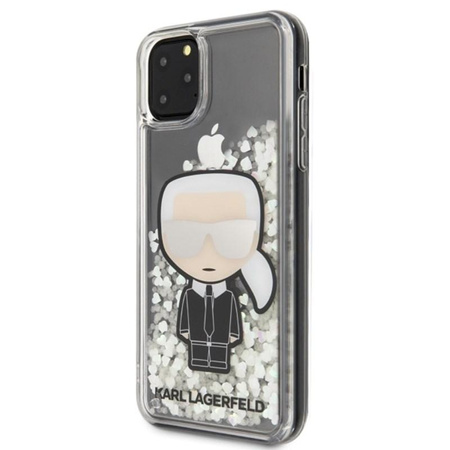 Karl Lagerfeld Glitter Glowdark Iconic - iPhone 11 Pro Max tok