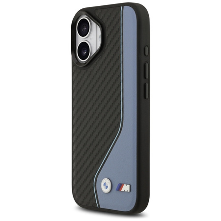 Etui do iPhone 17 do MagSafe BMW M Oryginalny Skórzany Czarny Pokrowiec