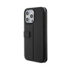 Mercedes Booktype Étui en cuir à motif de vagues - iPhone 15 Pro Case (noir)