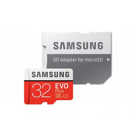 Samsung MicroSDHC Evo+ - 32GB Class 10 UHS-I U1 95/20 Mbps memóriakártya adapterrel