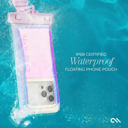 Case-Mate Waterproof Floating Pouch - Wasserdichte Smartphone-Hülle (Soap Bubble)