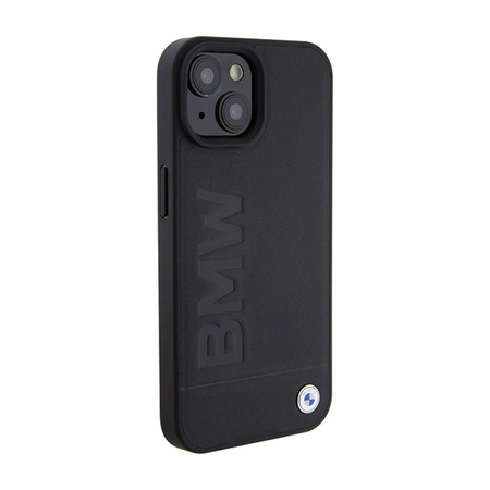 BMW Leather Hot Stamp MagSafe - iPhone 15 Plus Case (Black)