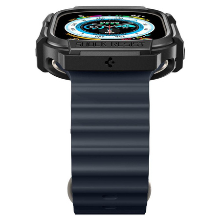 Spigen Rugged Armor - Gehäuse für Apple Watch Ultra 49 mm (schwarz)