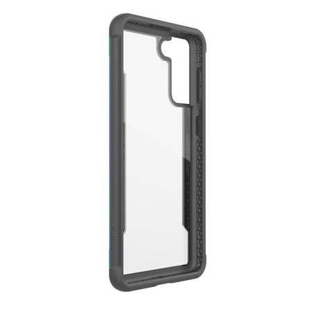 X-Doria Raptic Shield - Etui aluminiowe Samsung Galaxy S21+ (Antimicrobial protection) (Iridescent)