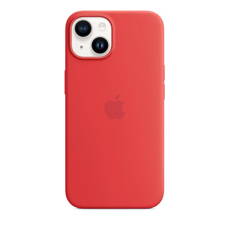 Apple Silikonhülle - Silikon mit MagSafe für iPhone 14 (PRODUKT)ROT