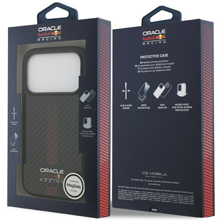 Kryt Red Bull Kevlar Powerbar MagSafe - iPhone 17 Pro (černý)