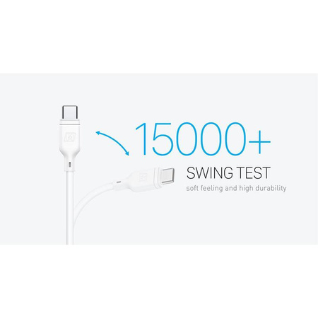 Momax Zero - Câble de connexion USB-C (Power Delivery Fast Charging 3A) vers Lightning MFi 1,2 m (blanc)