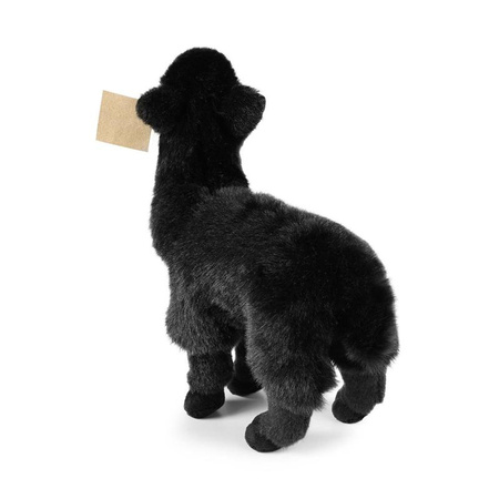 MASKOTKA PLUSZOWA MAŁA LAMA CZARNA REALISTYCZNA 23cm RAPPA ECO PLUSZAK