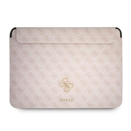 Guess 4G Big Metal Logo Computer Sleeve - pouzdro na 13" notebook (růžové)