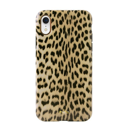 PURO Glam Leopard Hülle - iPhone XR Hülle (Leo 1)