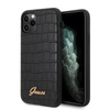 Guess Croco Case - Coque pour iPhone 11 Pro Max (Noir)