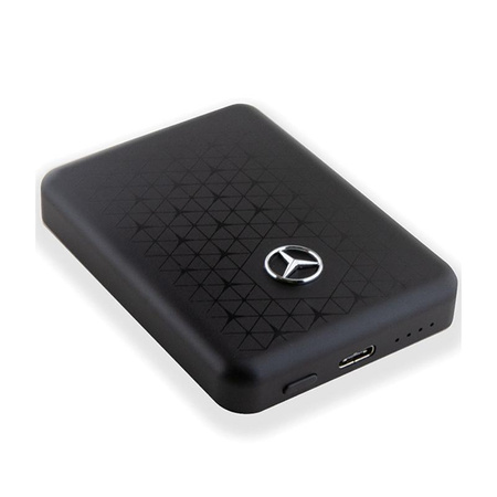Mercedes Stars Motif MagSafe - 3000 mAh 5W MagSafe power bank à induction (noir)