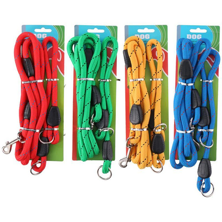 Leash 150 cm + collar 45 cm (red)