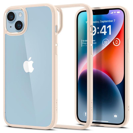 Spigen Ultra Hybrid - Case for iPhone 14 (Beige)