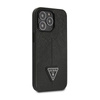 Guess Saffiano Triangle Logo Case - iPhone 14 Pro Max Case (black)