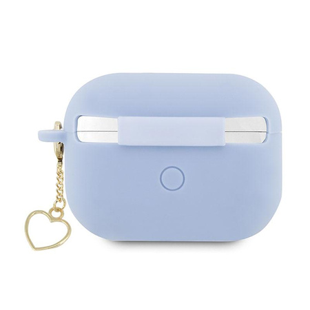 Guess Silicone Heart Charm - AirPods Pro 2 Hülle (blau)