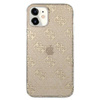 Guess 4G Glitter - pouzdro pro iPhone 12 Mini (zlaté)
