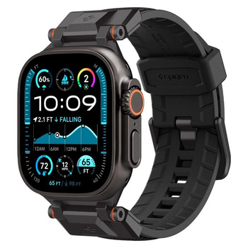 Spigen DuraPro Armor - Řemínek pro Apple Watch 44/45/46/49 mm (Black Edition)