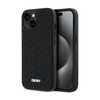 DKNY 3D Rubber Repeat Pattern - iPhone 15 Plus Case (black)