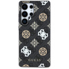 Guess 4G Imprimé motif pivoine coloré MagSafe - étui pour Samsung Galaxy S25 Ultra (noir)