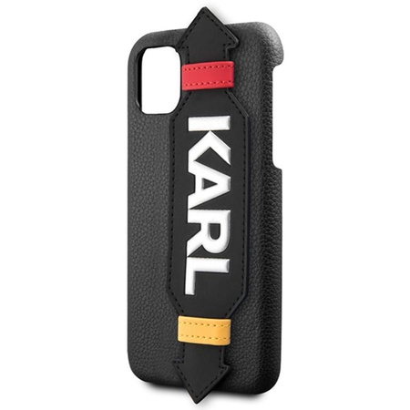 Karl Lagerfeld Case Strap - iPhone 11 Pro Case (black)