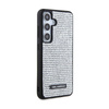 Karl Lagerfeld Rhinestone Metal Logo - Samsung Galaxy S24 Case (silver)