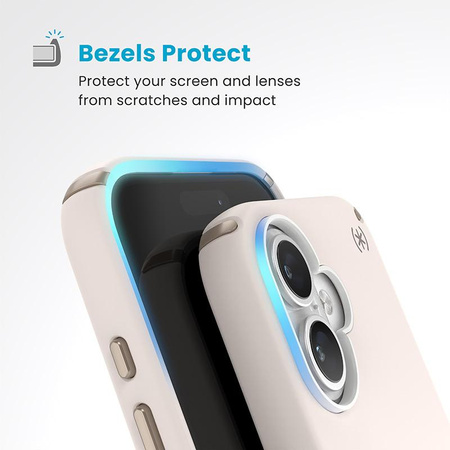 Speck Presidio2 Pro ClickLock & MagSafe - iPhone 16 Hülle (Bleached Bone / Heirloom Gold / Hazel Brown)