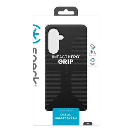 Speck Impacthero Grip – Case for Samsung Galaxy A36 5G / A56 5G (Black)