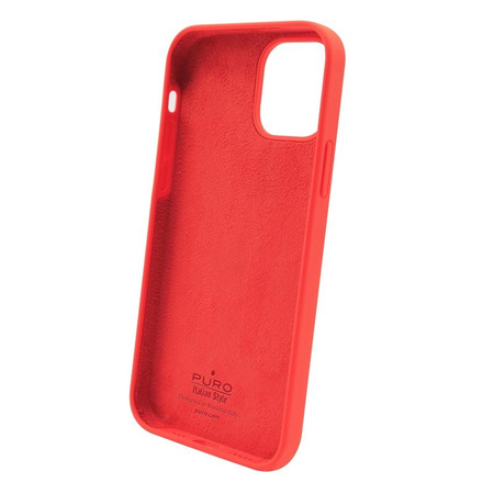 PURO ICON Cover - Coque pour iPhone 13 avec protection antimicrobienne (rouge)