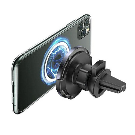 USAMS US-CD164 - Car holder with 15W inductive charger (Black)