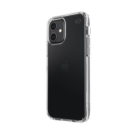 Speck Presidio Perfect-Clear - Coque pour iPhone 12 / iPhone 12 Pro avec revêtement MICROBAN (transparent)