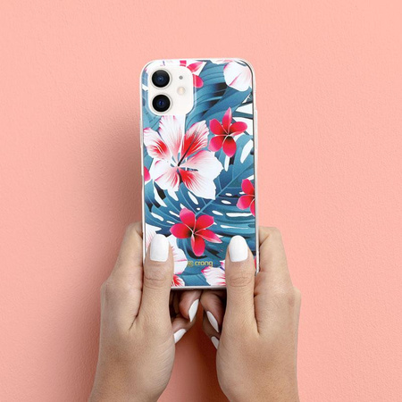 Custodia Crong Flower - Custodia per iPhone 12 / iPhone 12 Pro (modello 03)