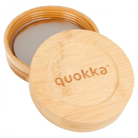 Quokka Deli Food Jar - Glass food container / lunchbox 820 ml (Wood Grain)