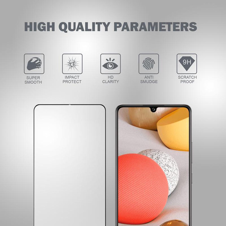 Crong 3D Armour Glass - 9H Full Glue tempered glass for the entire screen of Samsung Galaxy A42 5G