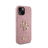 Guess Glitter Script Big 4G - iPhone 15 Case (pink)