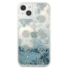 Guess Peony Liquid Glitter - iPhone 13 Tasche (blau)