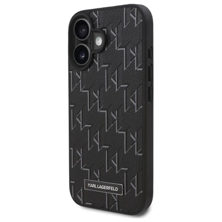 Karl Lagerfeld Hot Stamp MagSafe - iPhone 16 Case (black)