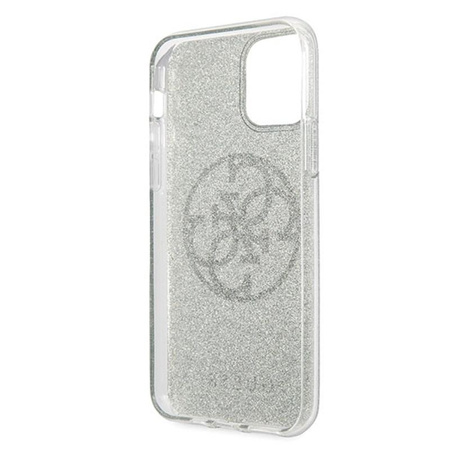 Guess Circle Glitter 4G - iPhone 11 Pro Max Case (khaki)