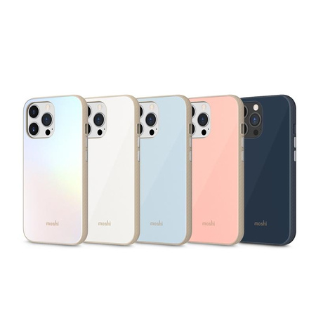 Moshi iGlaze Slim Hardshell Case - iPhone 13 Pro Case (SnapTo system) (Dahlia Pink)