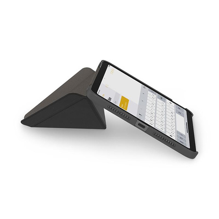 Moshi VersaCover - Origami pouzdro pro iPad mini 6 (2021) s nabíjením Apple Pencil (Uhlově černé)