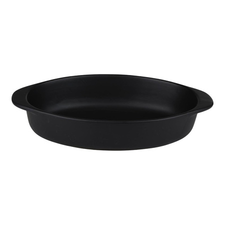 Alpina - Ceramic Oven Dish, Oval, 27x17x5.3 cm (Black)