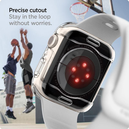 Spigen Ultra Hybrid - étui pour Apple Watch 7/8/9 45 mm (Transparent)