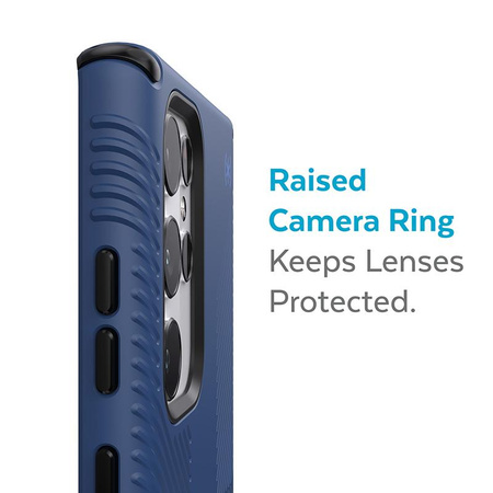 Speck Presidio2 Grip - Etui Samsung Galaxy S22 Ultra z powłoką MICROBAN (Coastal Blue/Storm blue)