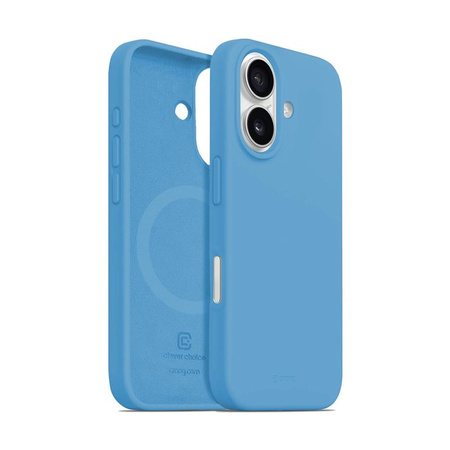 Crong Color Cover Magnetic - iPhone 16 MagSafe Case (bleu)