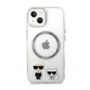 Karl Lagerfeld Karl & Choupette Aluminum MagSafe - iPhone 14 Plus Case (Transparent)