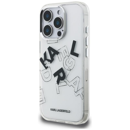 ETUI PRZEZROCZYSTE KARL LAGERFELD DO IPHONE 16 PRO MAX, Bezbarwne, Case