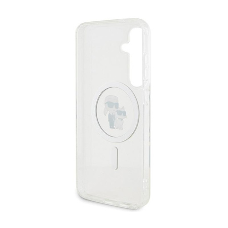 Karl Lagerfeld IML Karl & Choupette MagSafe - Étui Samsung Galaxy S24+ (transparent)