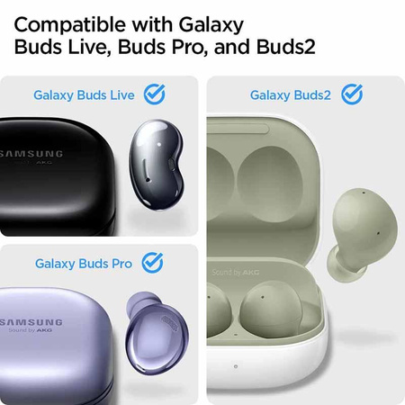 Spigen Urban Fit - Case for Samsung Galaxy Buds 2 Pro / 2 / Live / Pro (Pink)