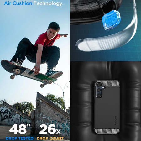 Spigen Rugged Armor - Gehäuse für Samsung Galaxy A16 4G/5G (Mattschwarz)