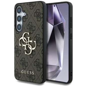 Guess Big 4G Classic Logo - Tasche für Samsung Galaxy S25 (braun)